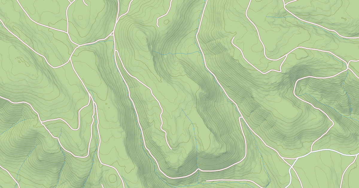 Map preview of MILL CREEK PLATEAU