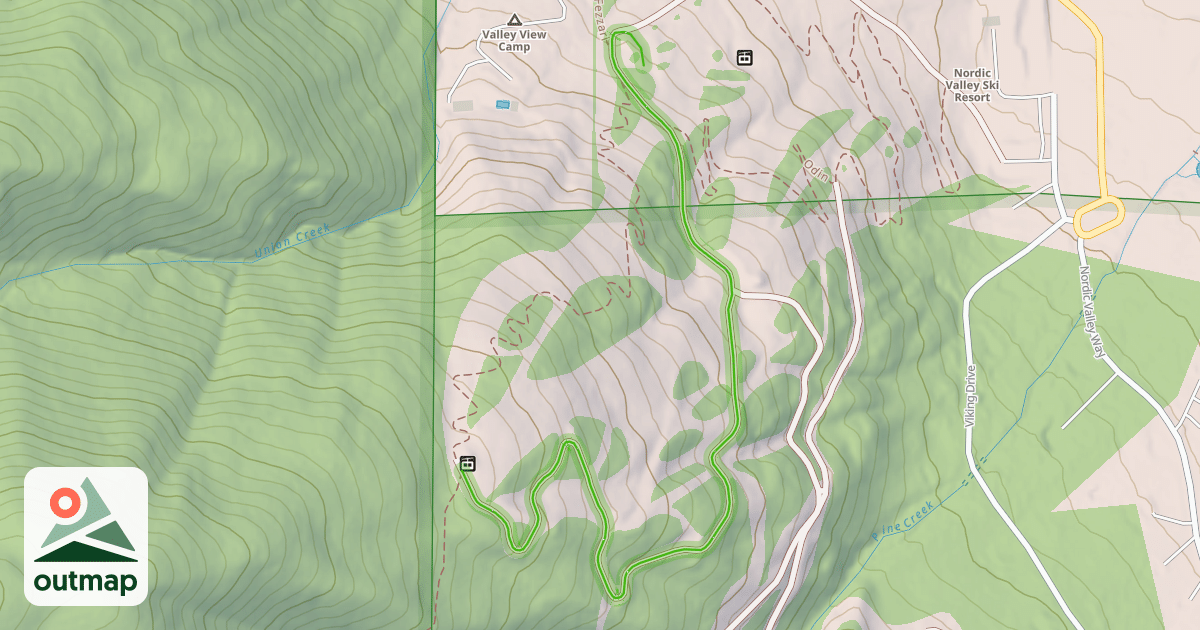 Map of Old Barn Run