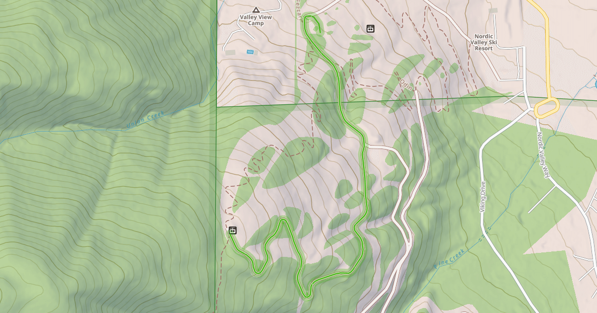 Map preview of Old Barn Run