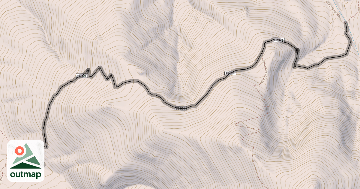 Map of Montgomery Park Trail