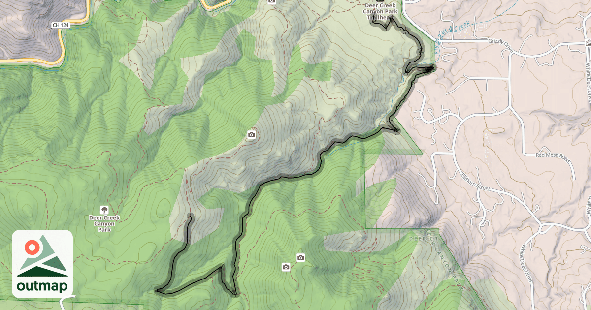 Map of Plymouth Creek Trail