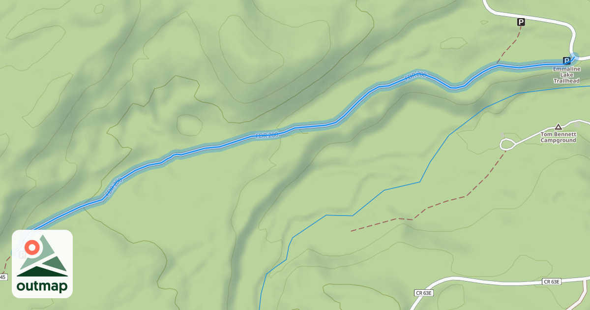 Map of FDR 200