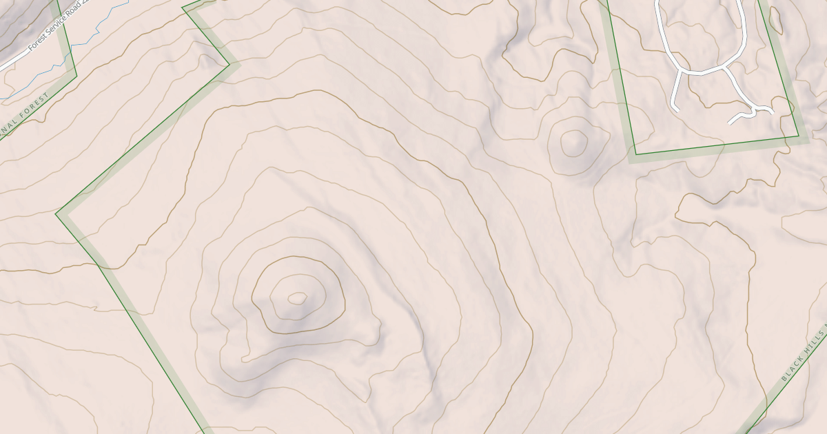 Map preview of CUSTER PEAK BR 1D