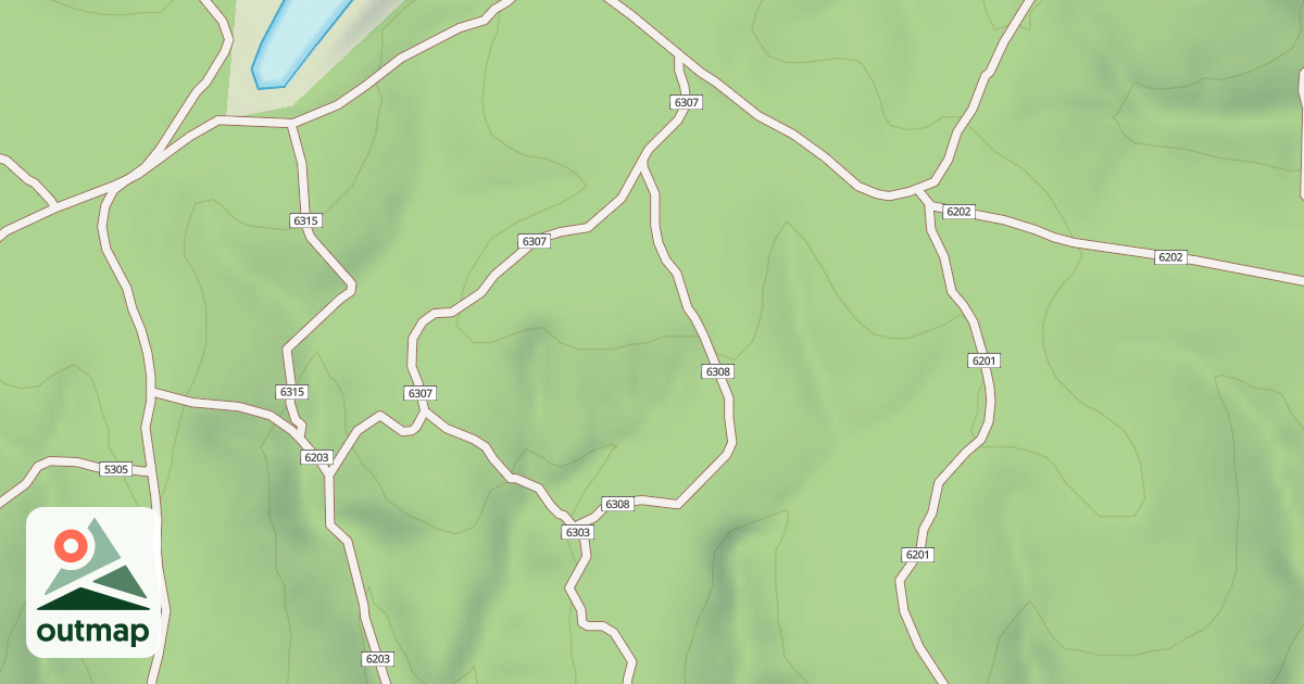Map of USFS Motor Vehicle Use Map Trails 19153