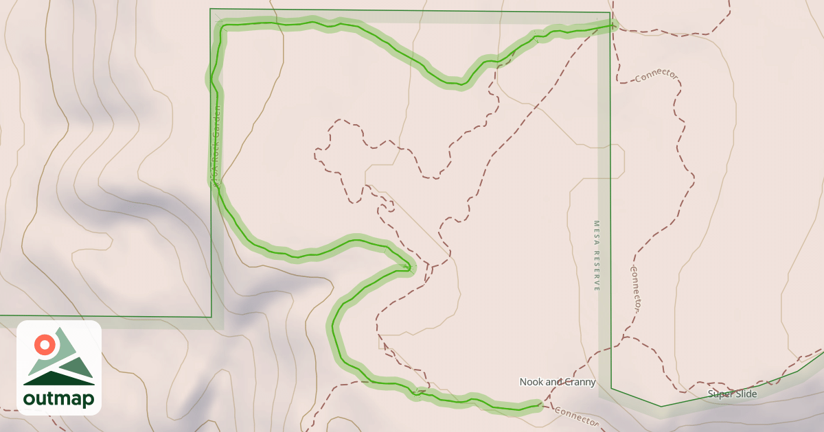 Map of #16A Rock Garden