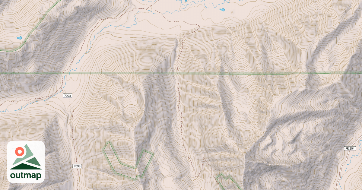 Map of Eureka Gulch