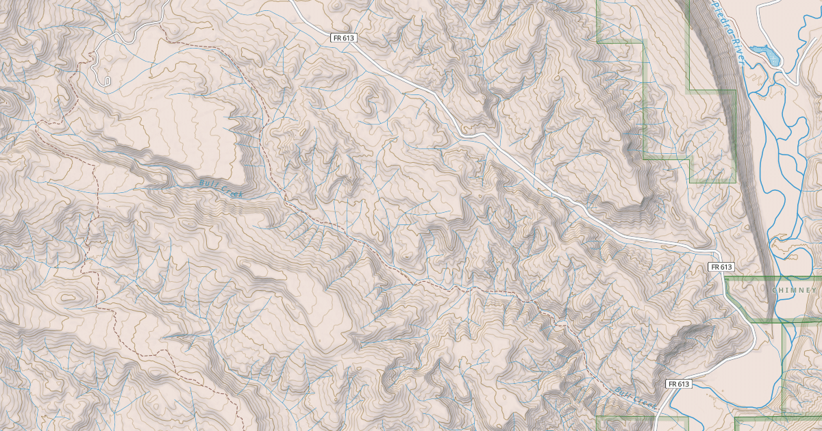 Map preview of LITTLE BULL CREEK