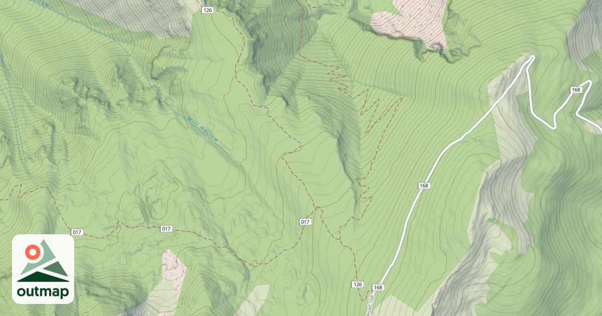 Map of INSPIRATION POINT