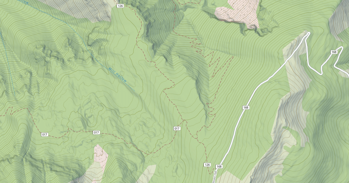 Map preview of INSPIRATION POINT