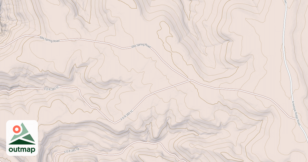 Map of GILLETTE RIM BR 1C