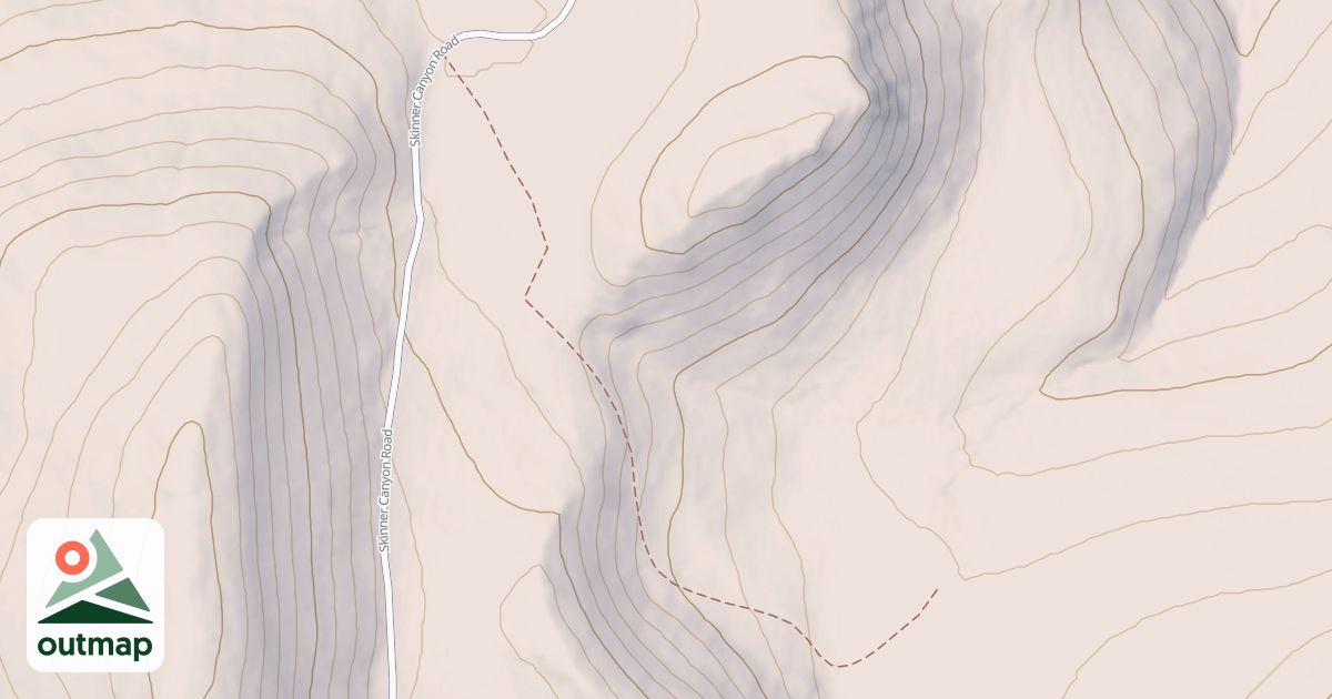 Map of SKINNER SPRING