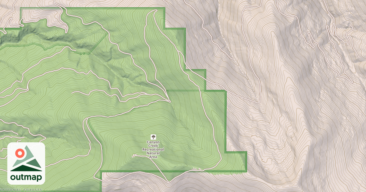 Map of EAST RIDGE