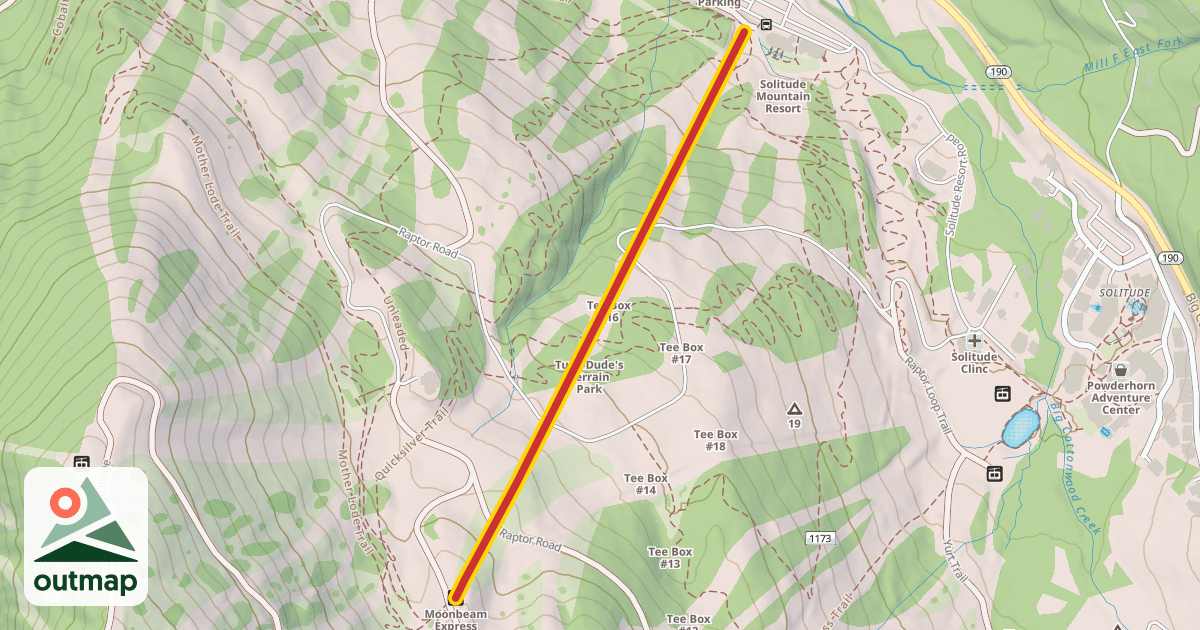 Map of Moonbeam Express