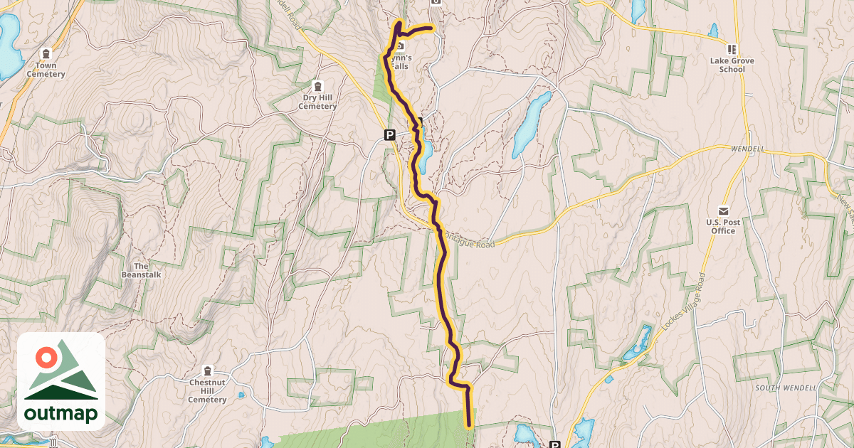 Map of NET/M&M Trail (white)