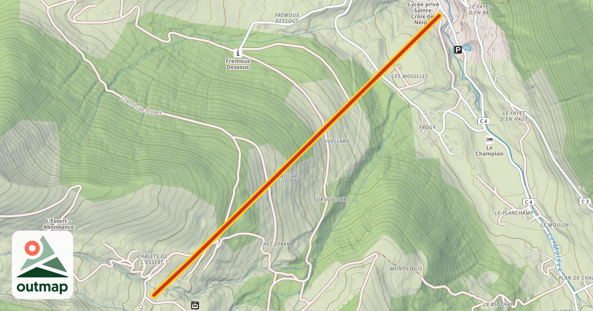 Map of Essert