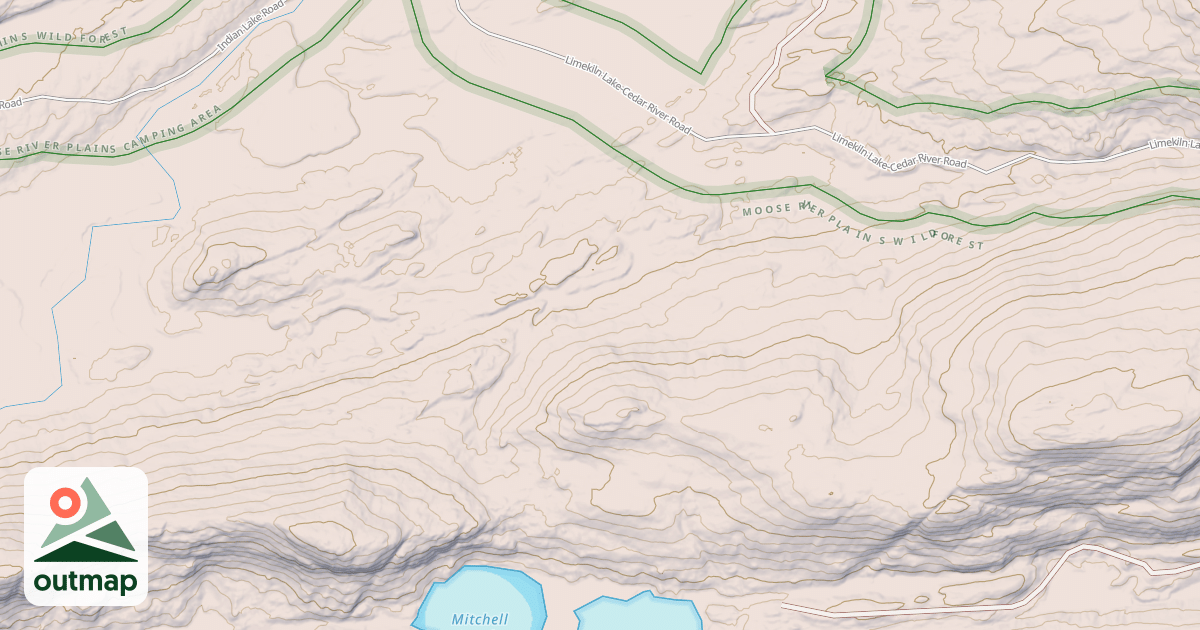 Map of Mitchell Pond Trail