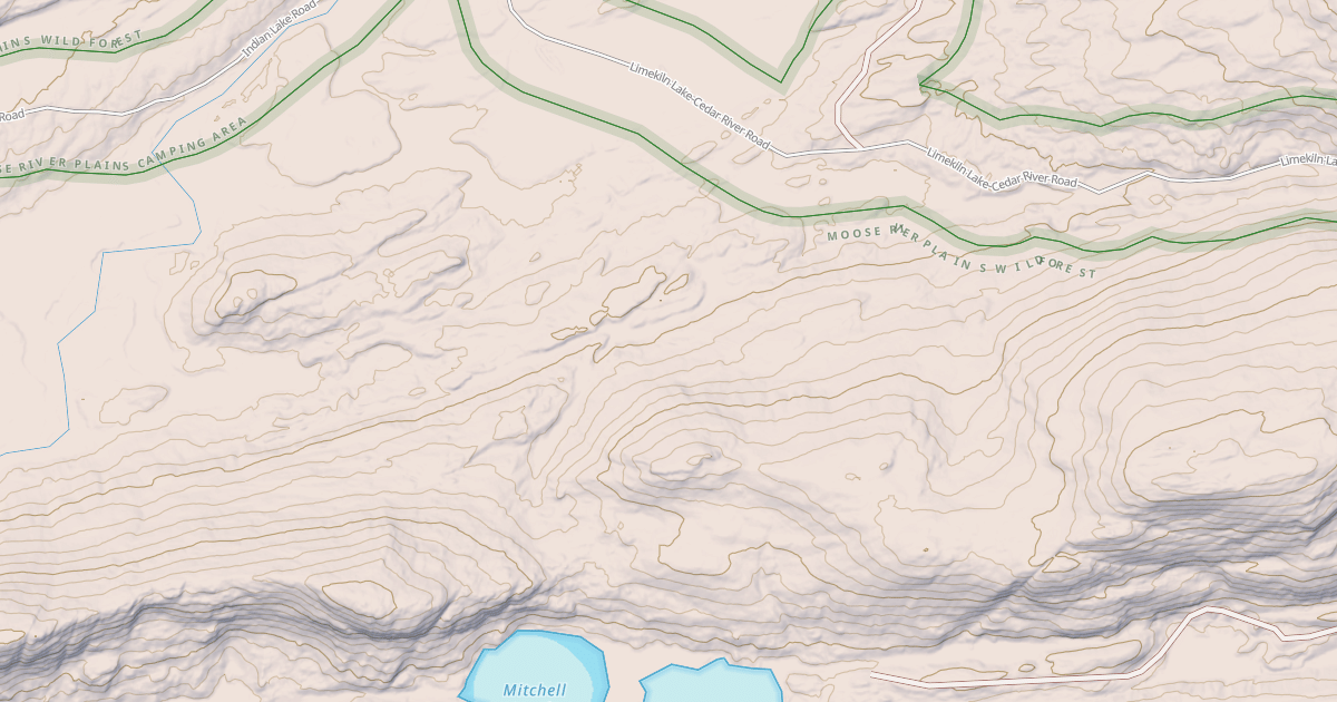 Map preview of Mitchell Pond Trail