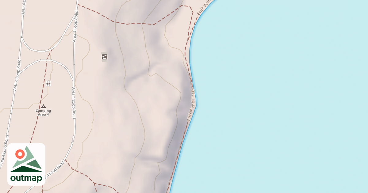 Map of Cliff Pond Loop Trail