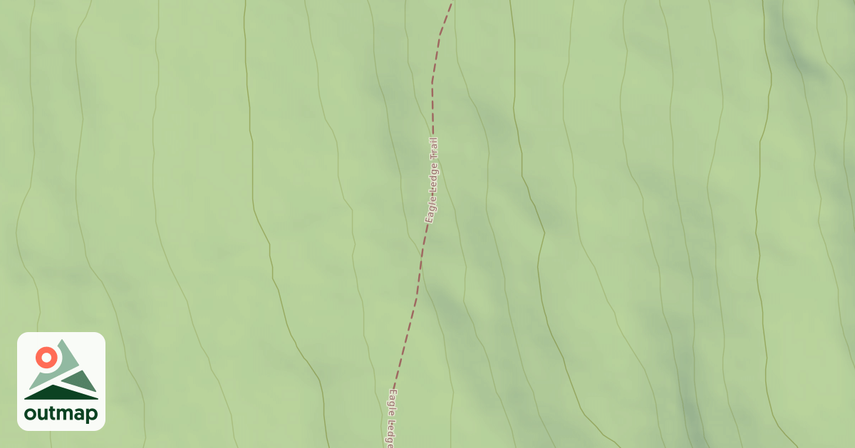 Map of Eagle Ledge Trail