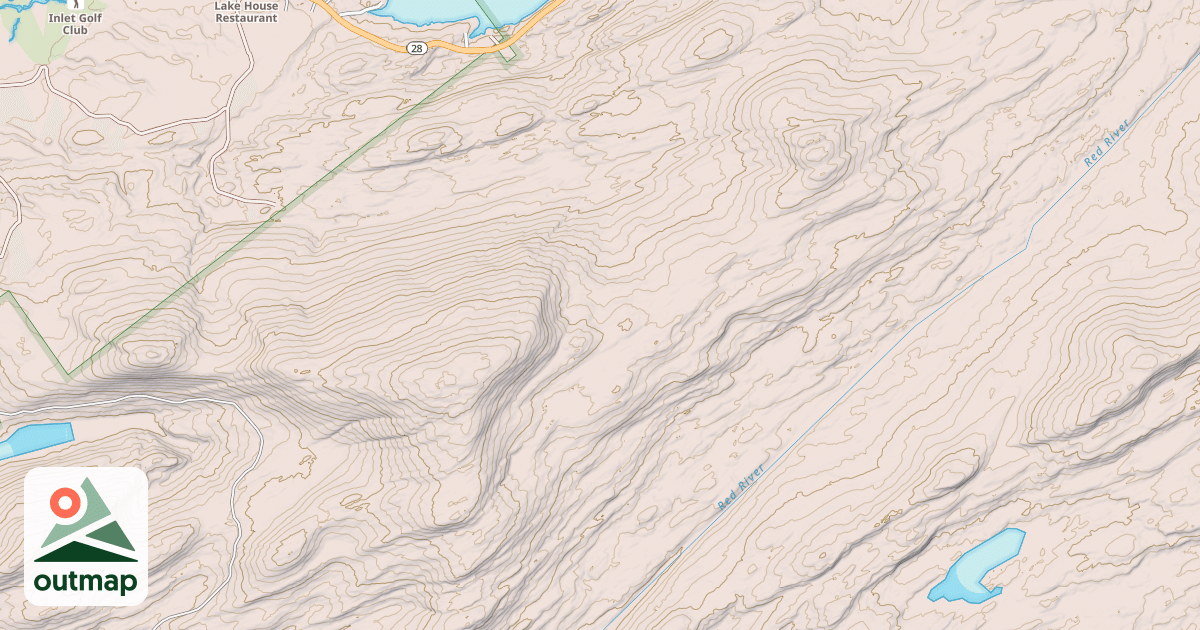 Map of Seventh Lake Mountain Multiple-Use Trail