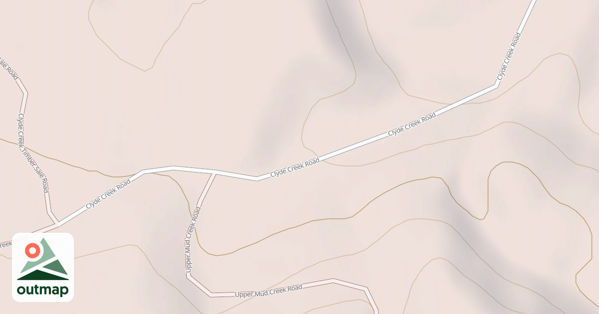 Map of CLYDE CREEK