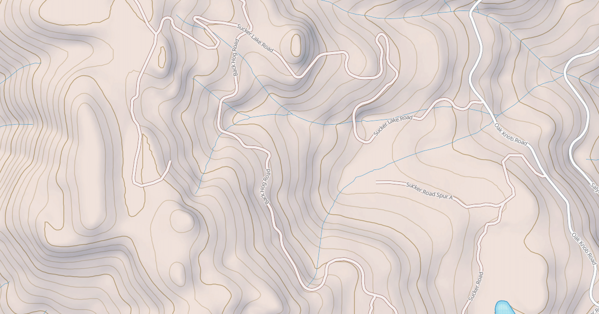 Map preview of SUCKER LAKE