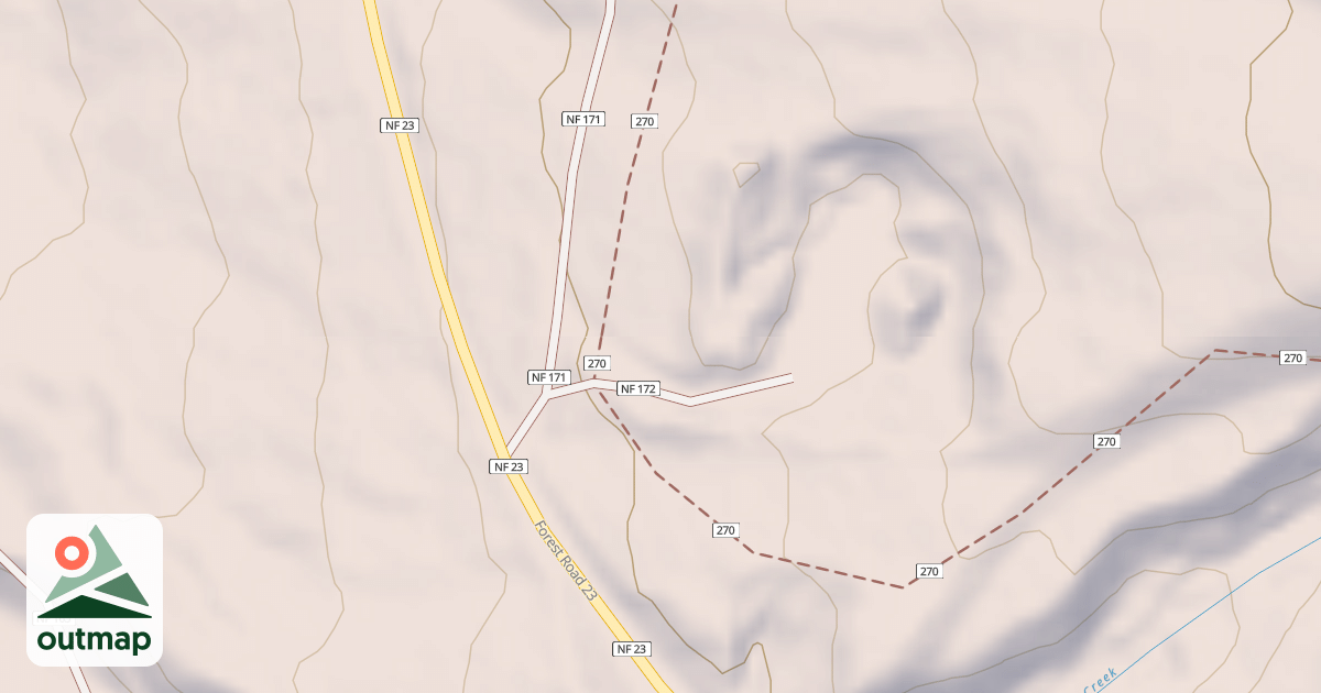 Map of BLUE LAKE ROCK PIT