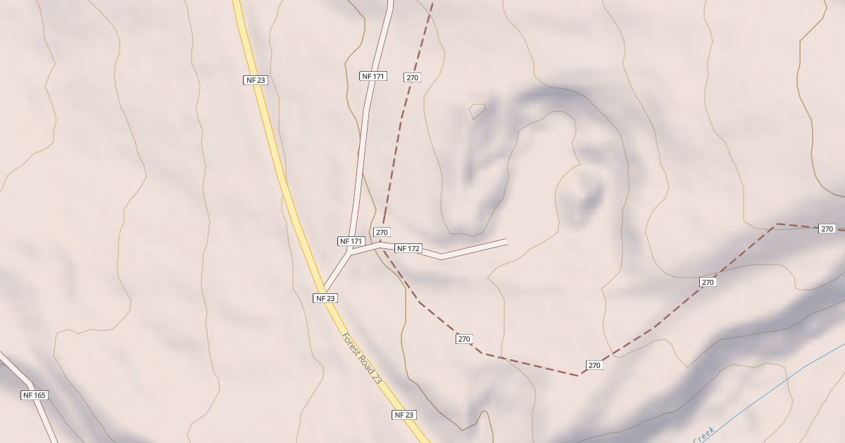 Map preview of BLUE LAKE ROCK PIT