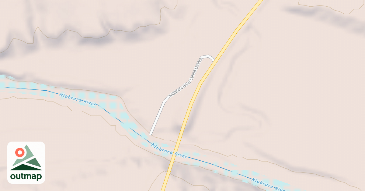 Map of NIOBRARA RIVER CANOE LAUNCH