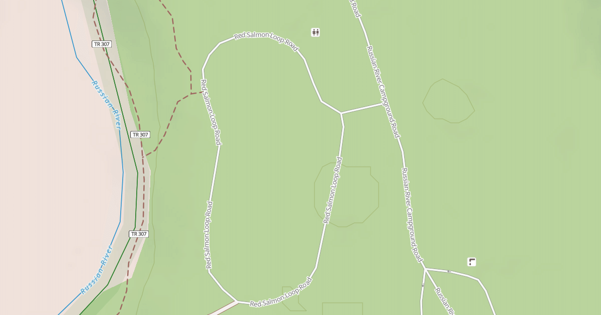 Map preview of RED SALMON LOOP RD