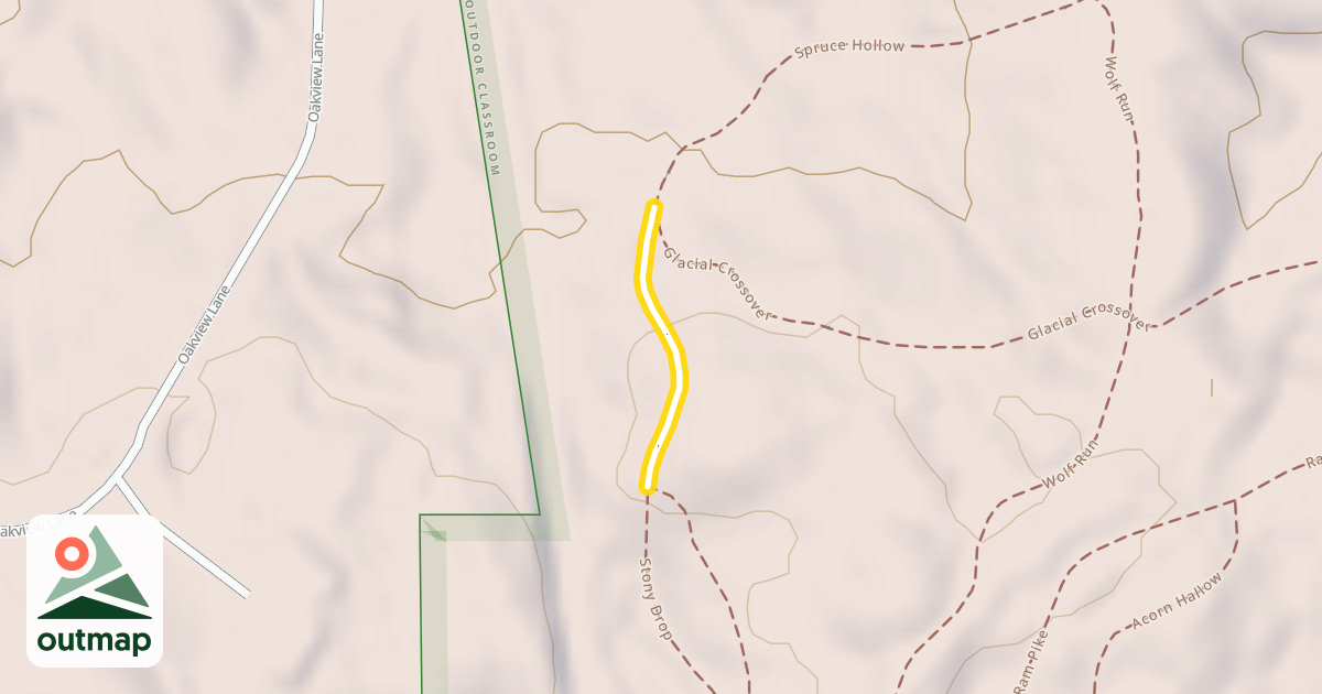 Map of Stony Drop