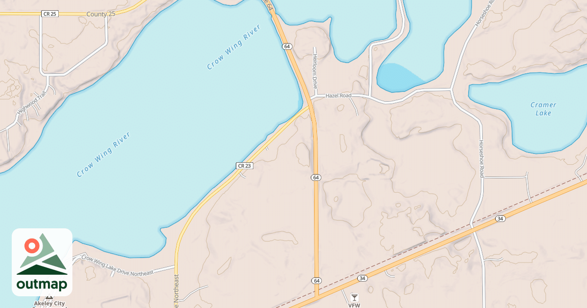 Map of Round River Drive