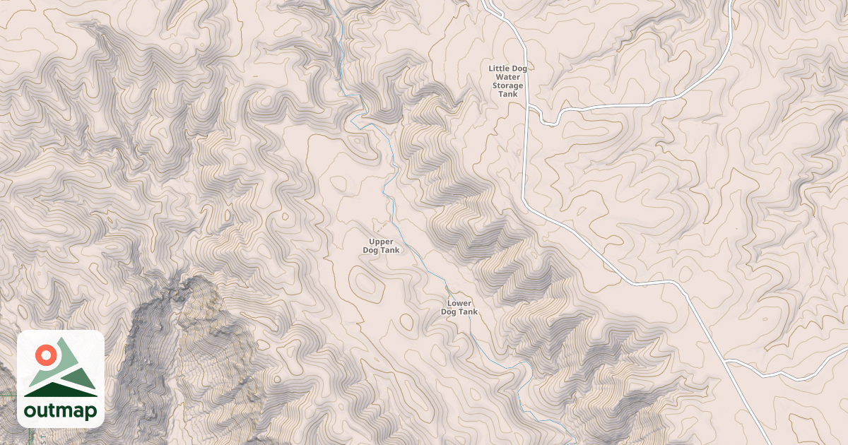 Map of LITTLE DOG