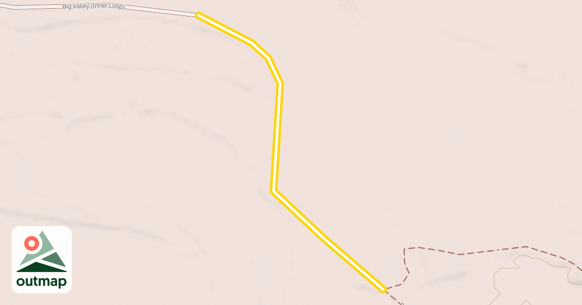 Map of Big Valley (Outer Loop)