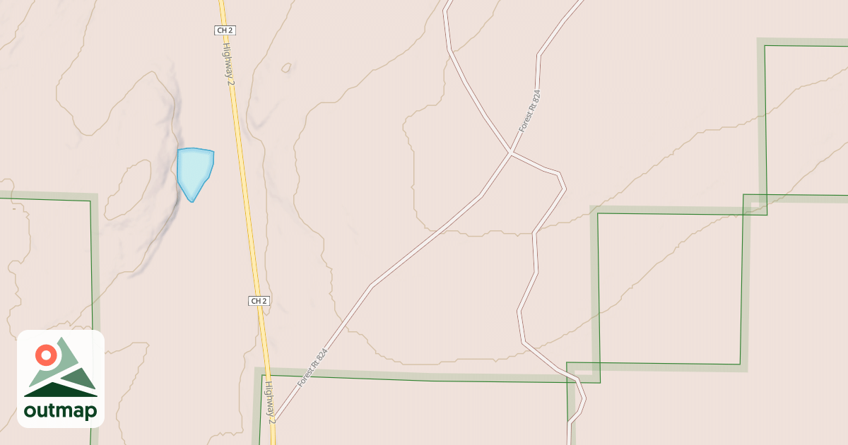 Map of FH 15 SPUR 824
