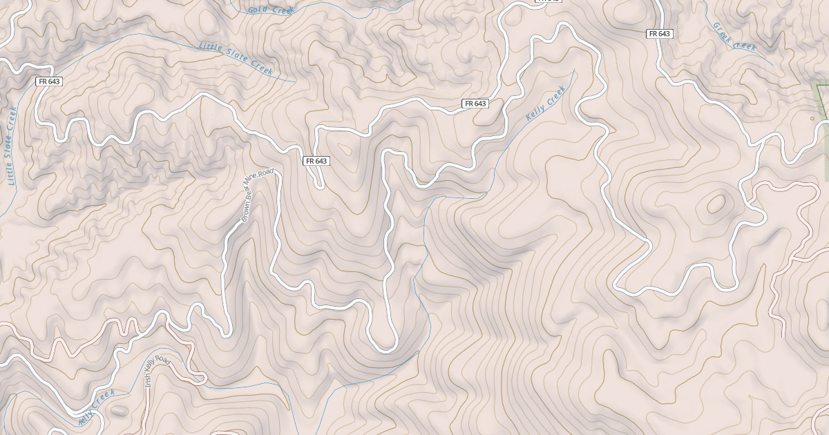 Map preview of BROWN BEAR MINE