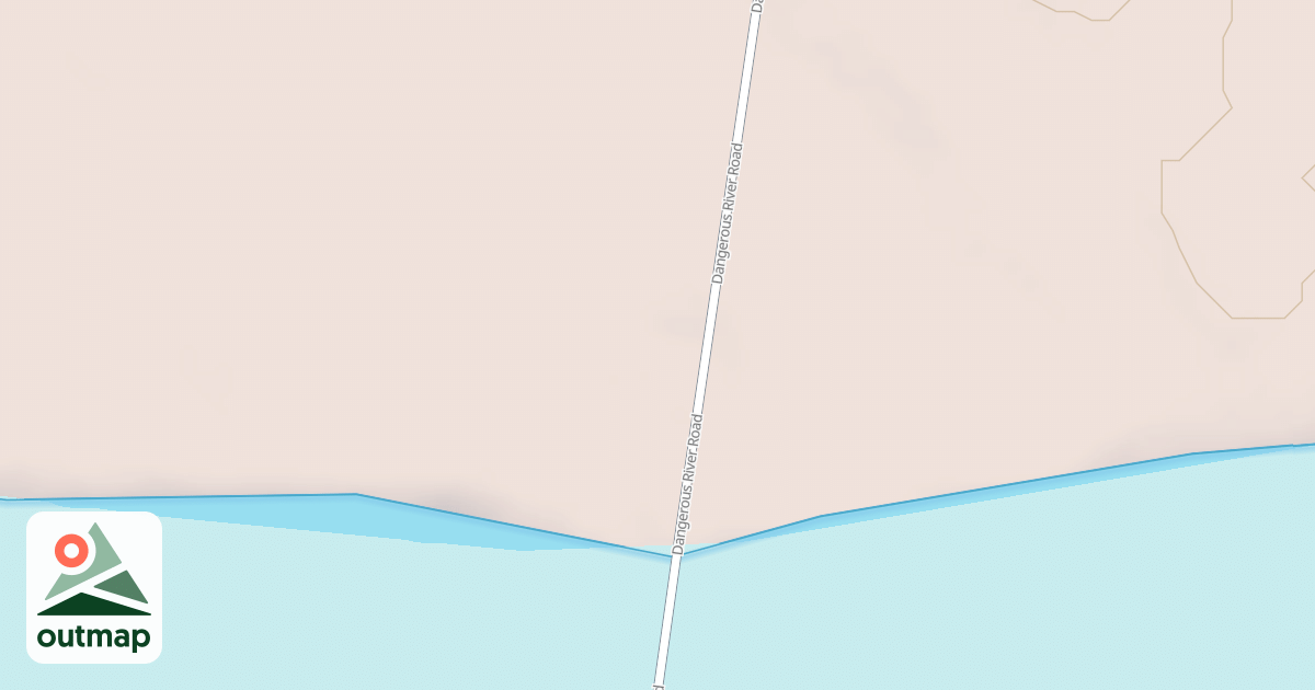 Map of DANGEROUS RIVER BOAT LAUNCH