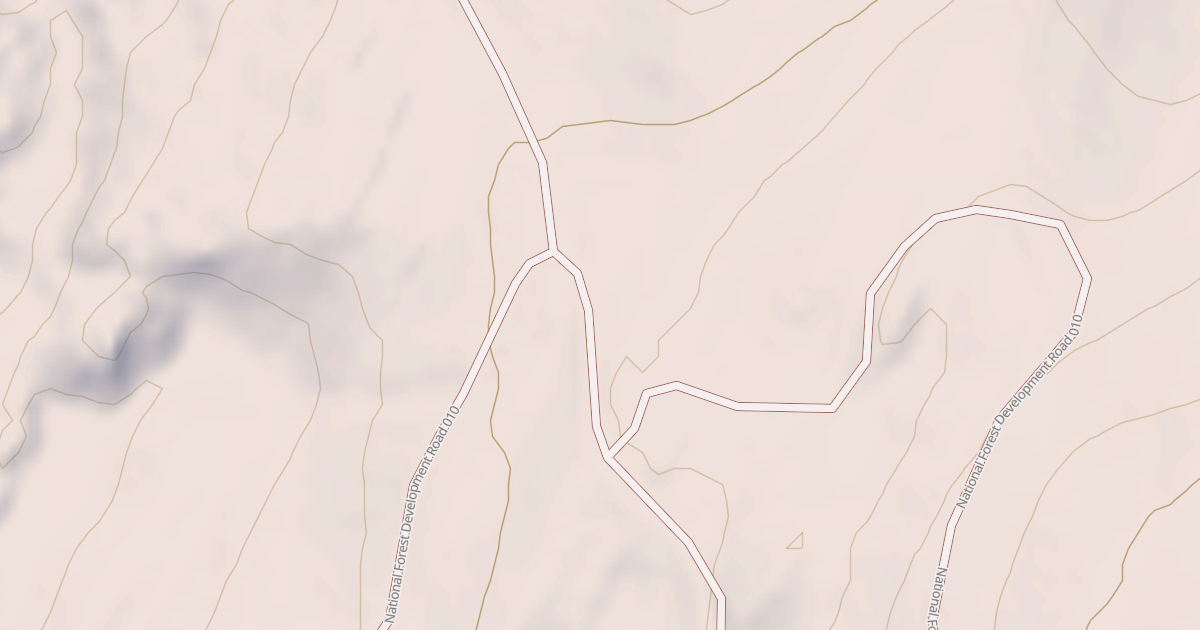 Map preview of GILLETTE RIDGE TRAILHEAD