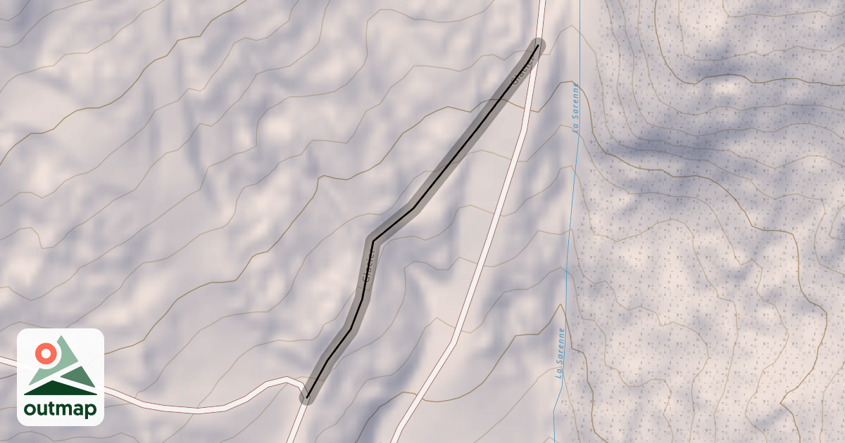 Map of Glacier