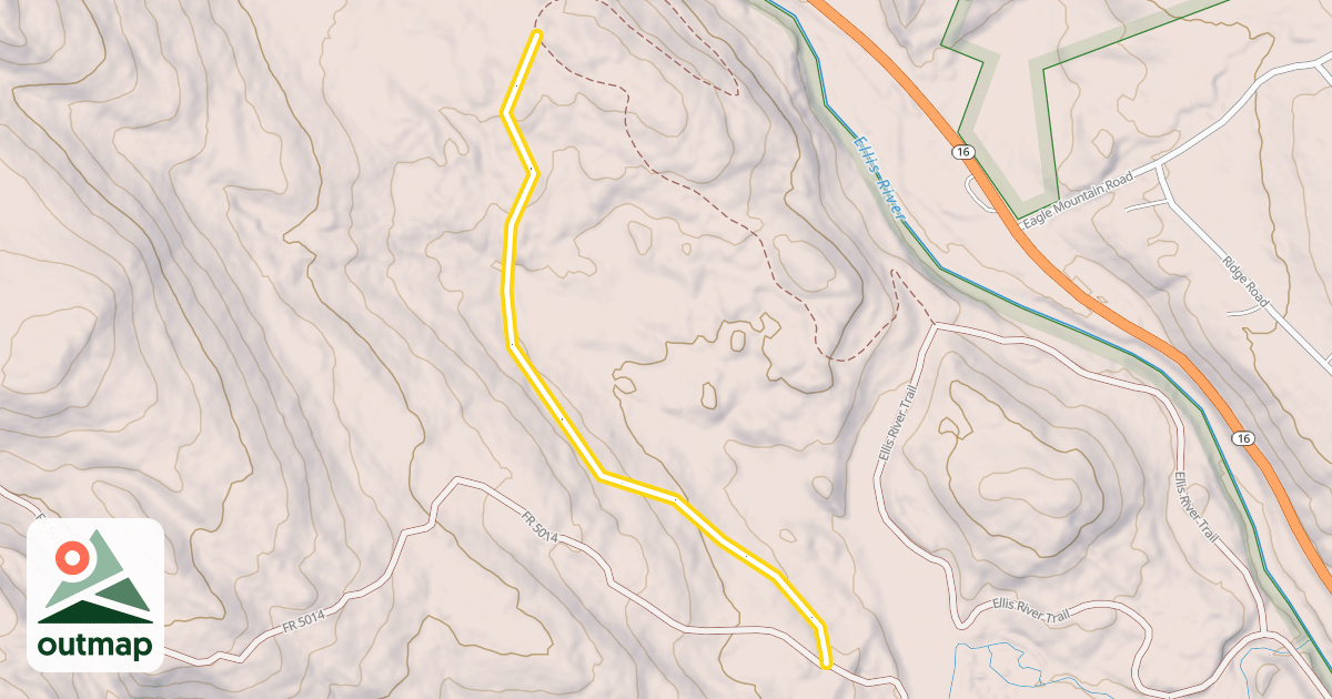 Map of 37. Keeney Trail