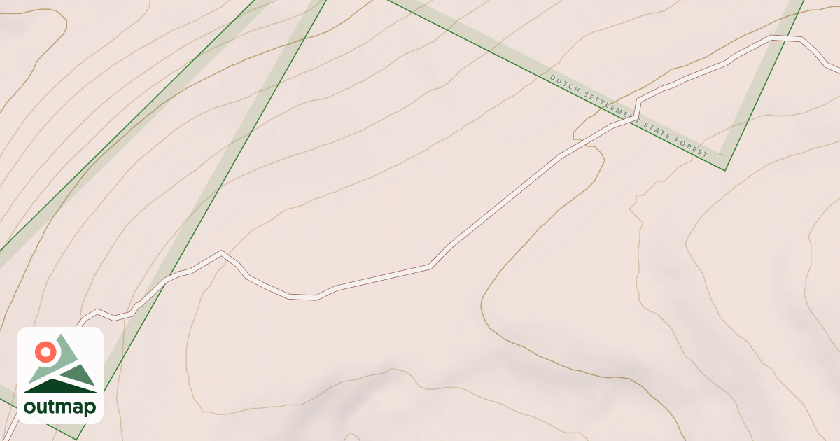 Map of Cotton Hill Snowmobile Trail