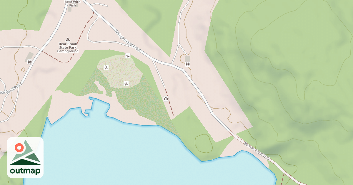 Map of Beaver Pond