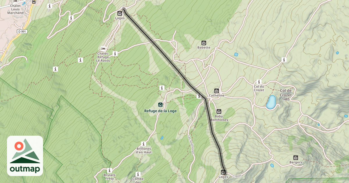 Map of Rhodos