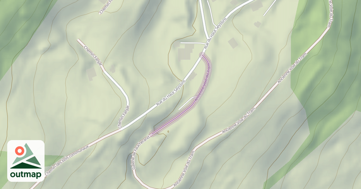 Map of Ancienne Voie du Tram