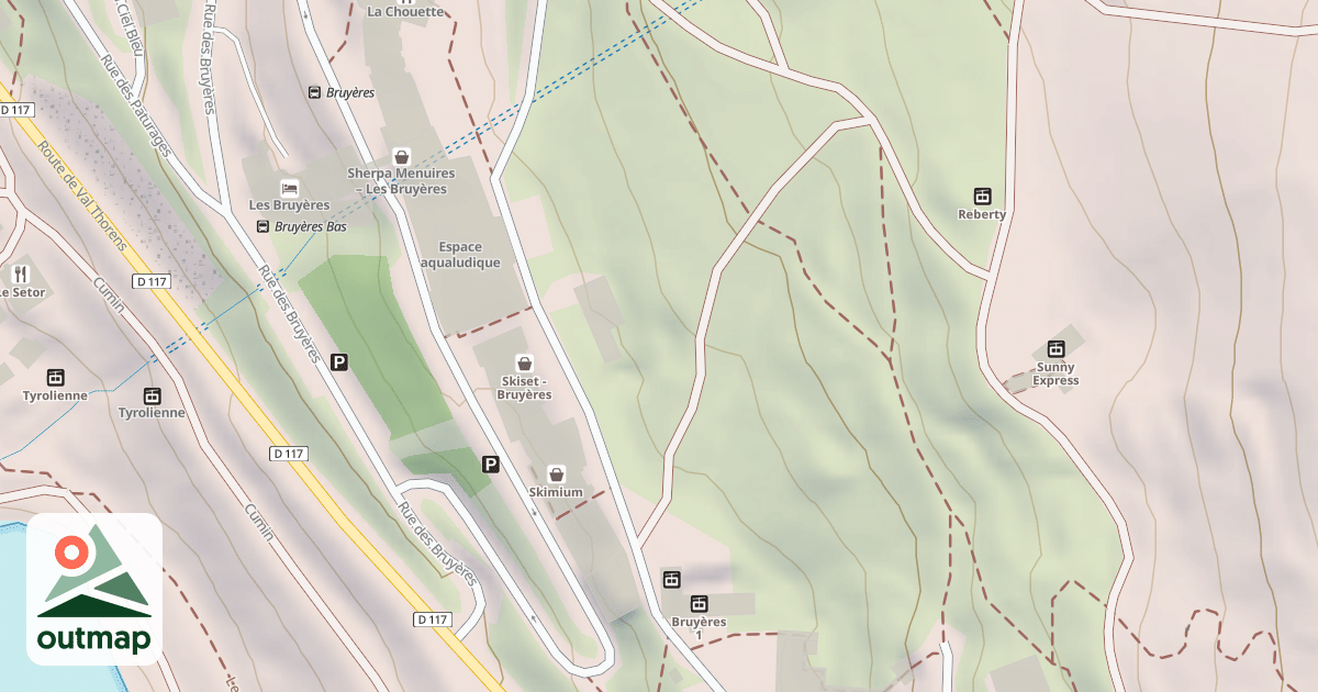 Map of La Mine