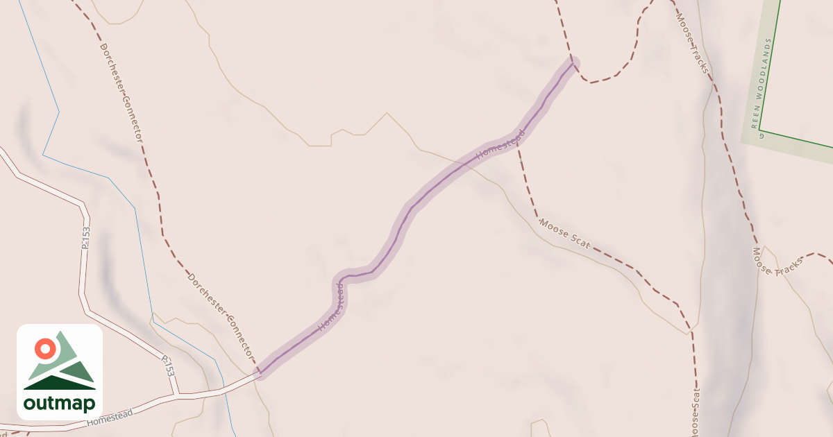Map of Homestead