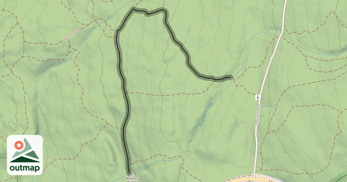 Map of Cabin Trail