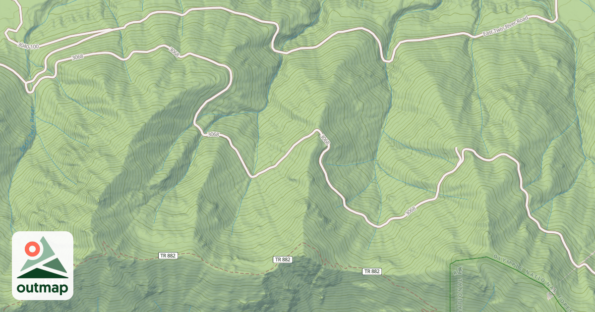 Map of USFS Motor Vehicle Use Map Roads {5FB2846C-ADE1-4BB1-BEF2-78FC0FDFD31E}