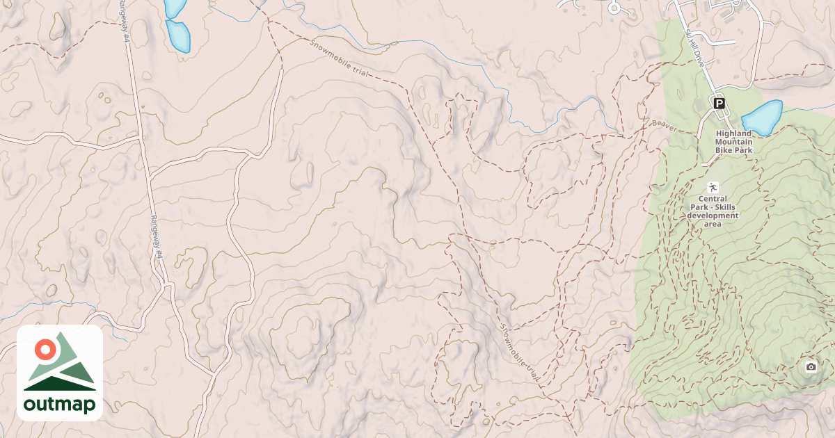 Map of Snowmobile trial