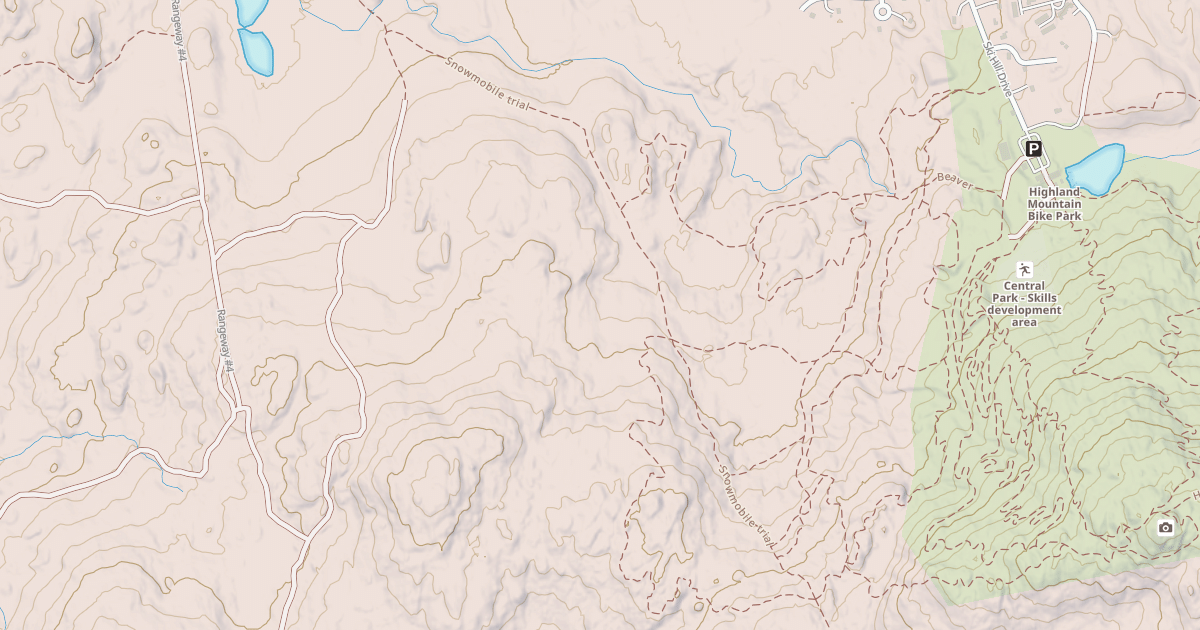Map preview of Snowmobile trial